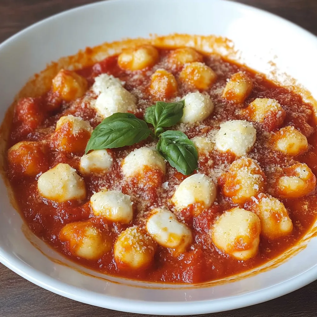 Una ciotola di pasta con formaggio e basilico.
