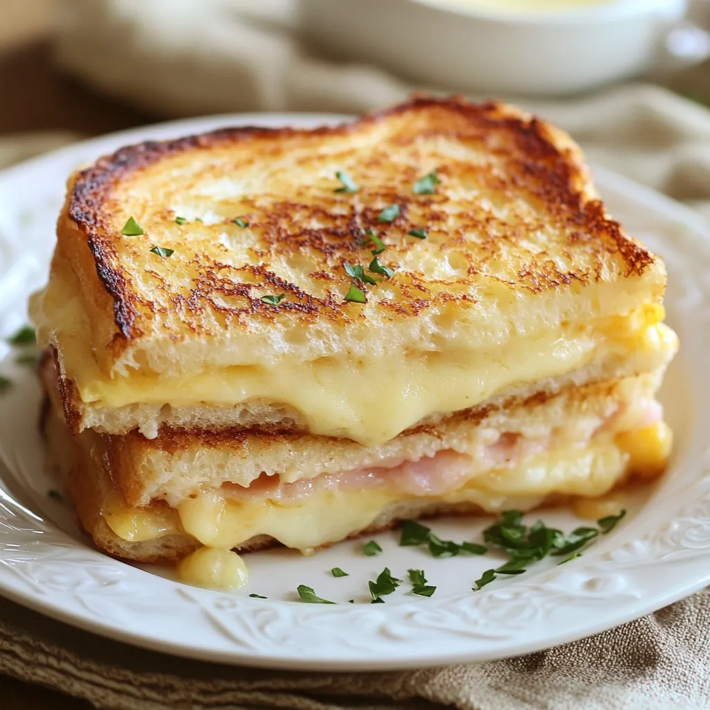 Panini con formaggio e salame.