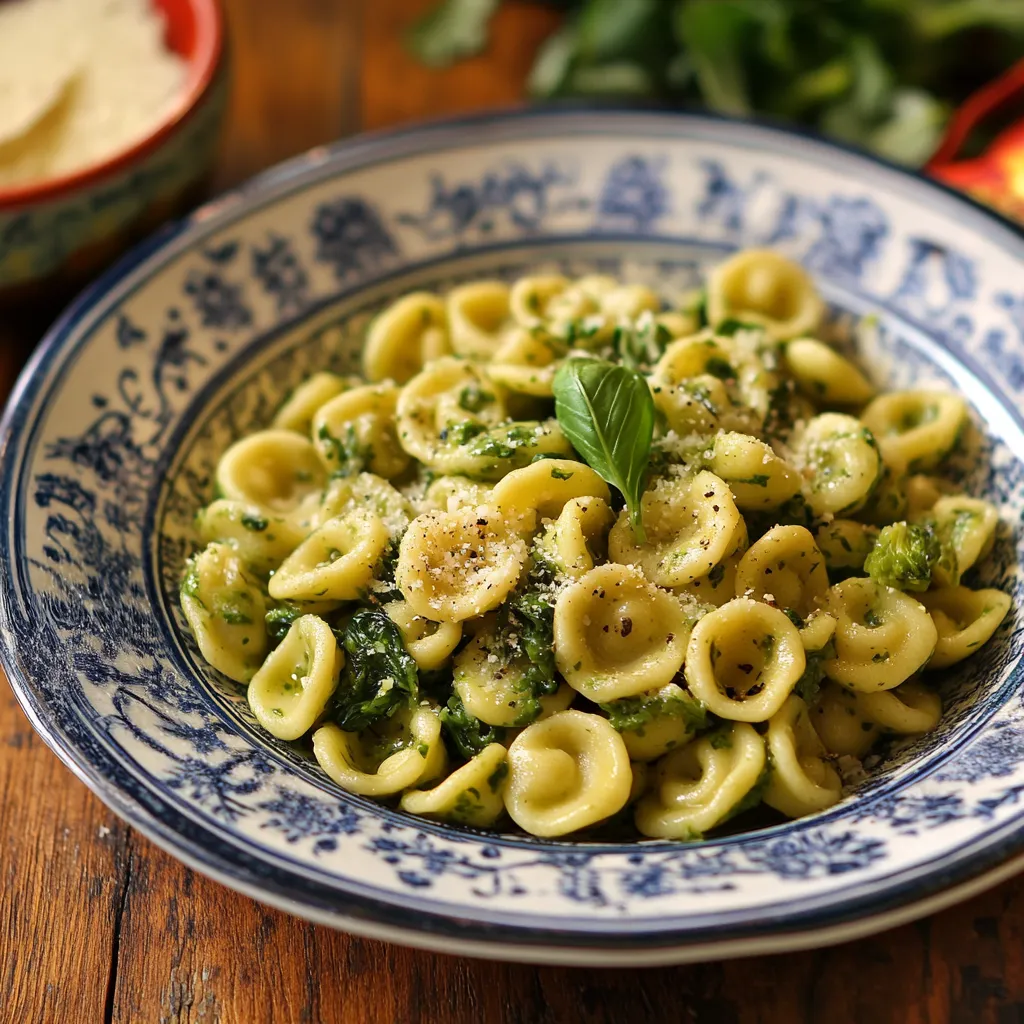 Una ciotola di pasta con verdure e formaggio.
