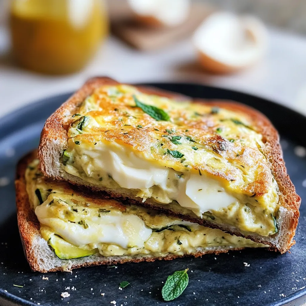 Una fetta di pane con un'insalata di verdure.