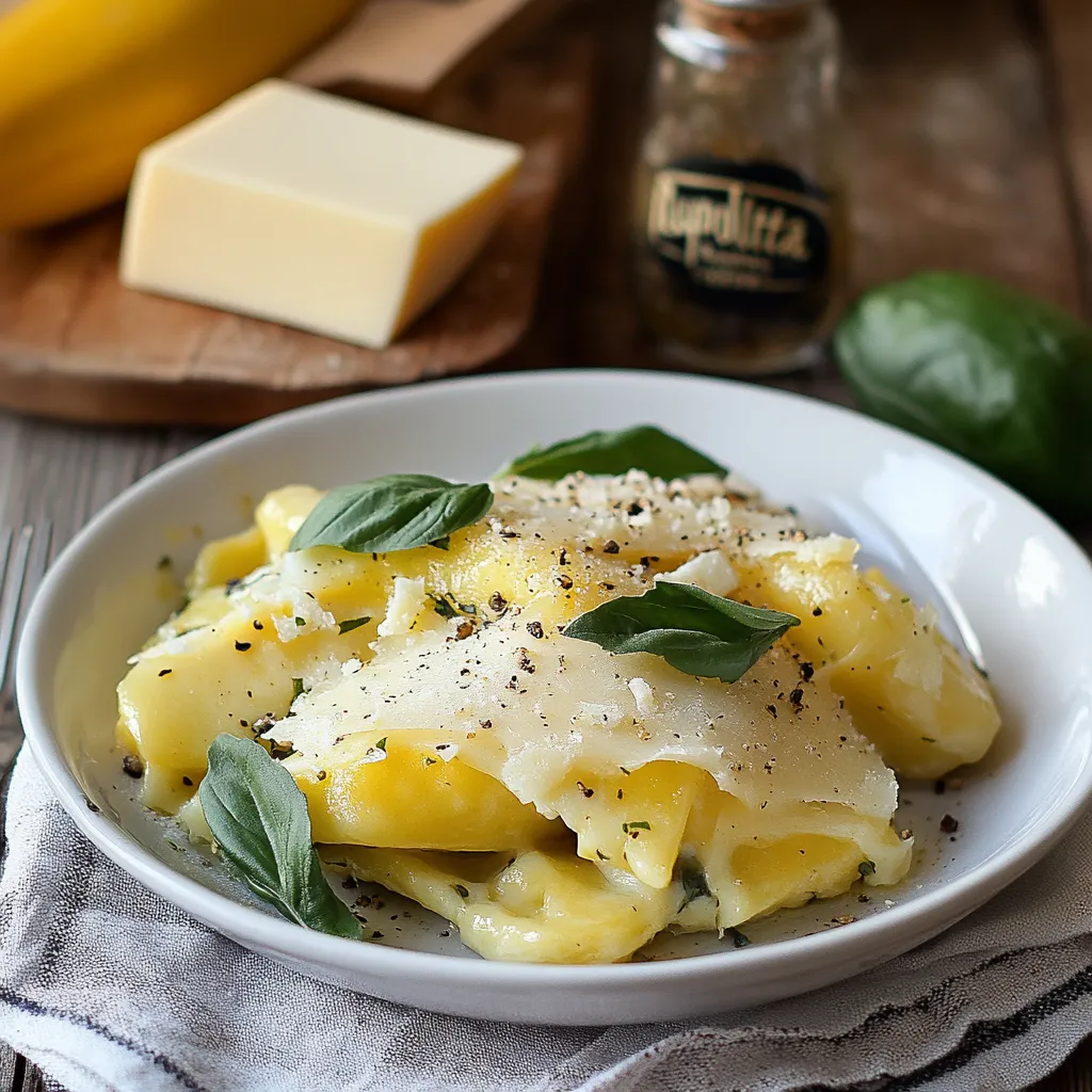 Piatti di pasta con verdure e formaggio.