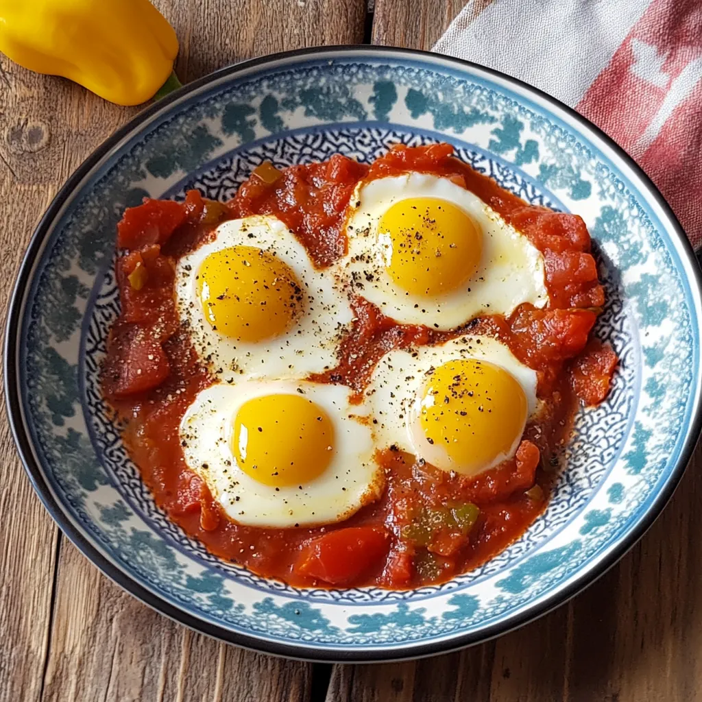 Una tazza con un'insalata di pomodoro e uova.
