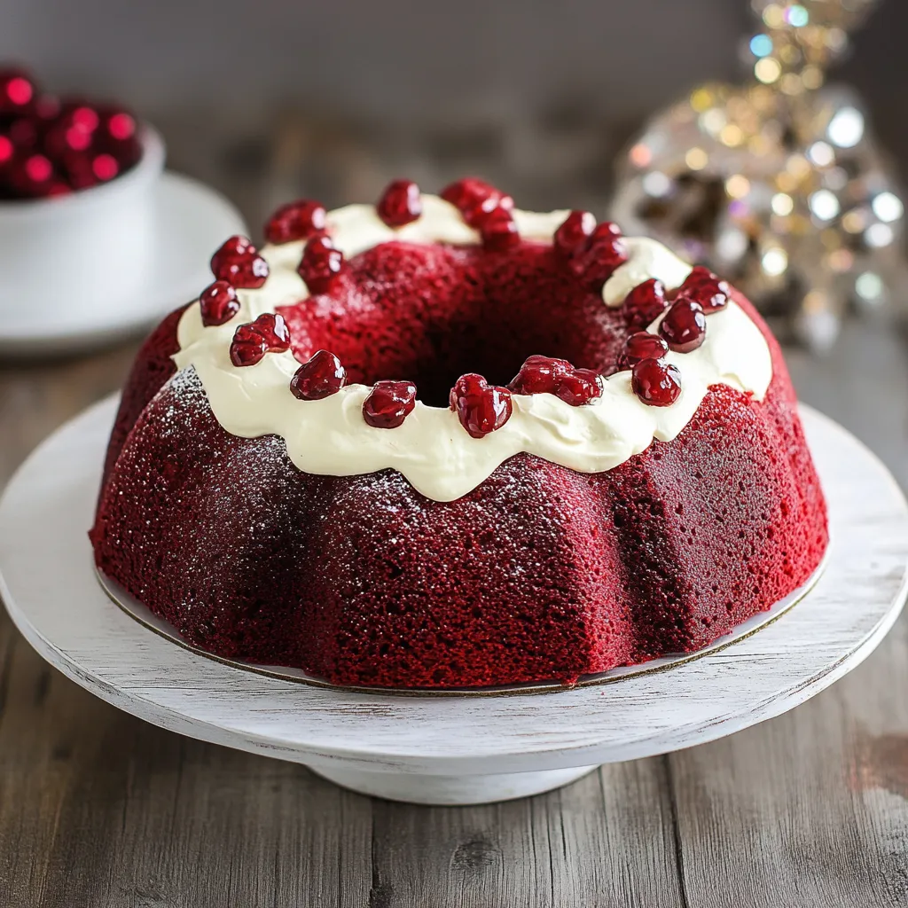 Un dolce a forma di cake con crema e frutta.