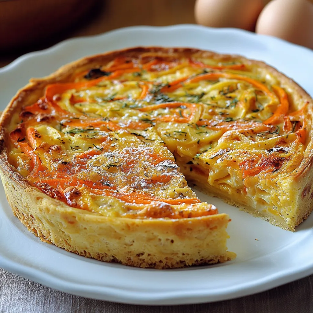 Una tazza con un pizza con carote.