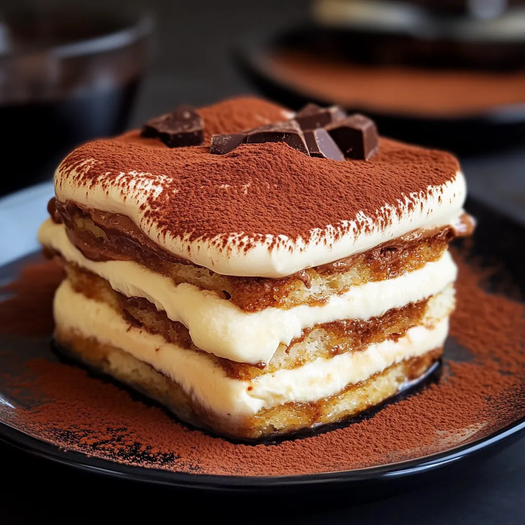 Cake a layer of chocolate and cream.