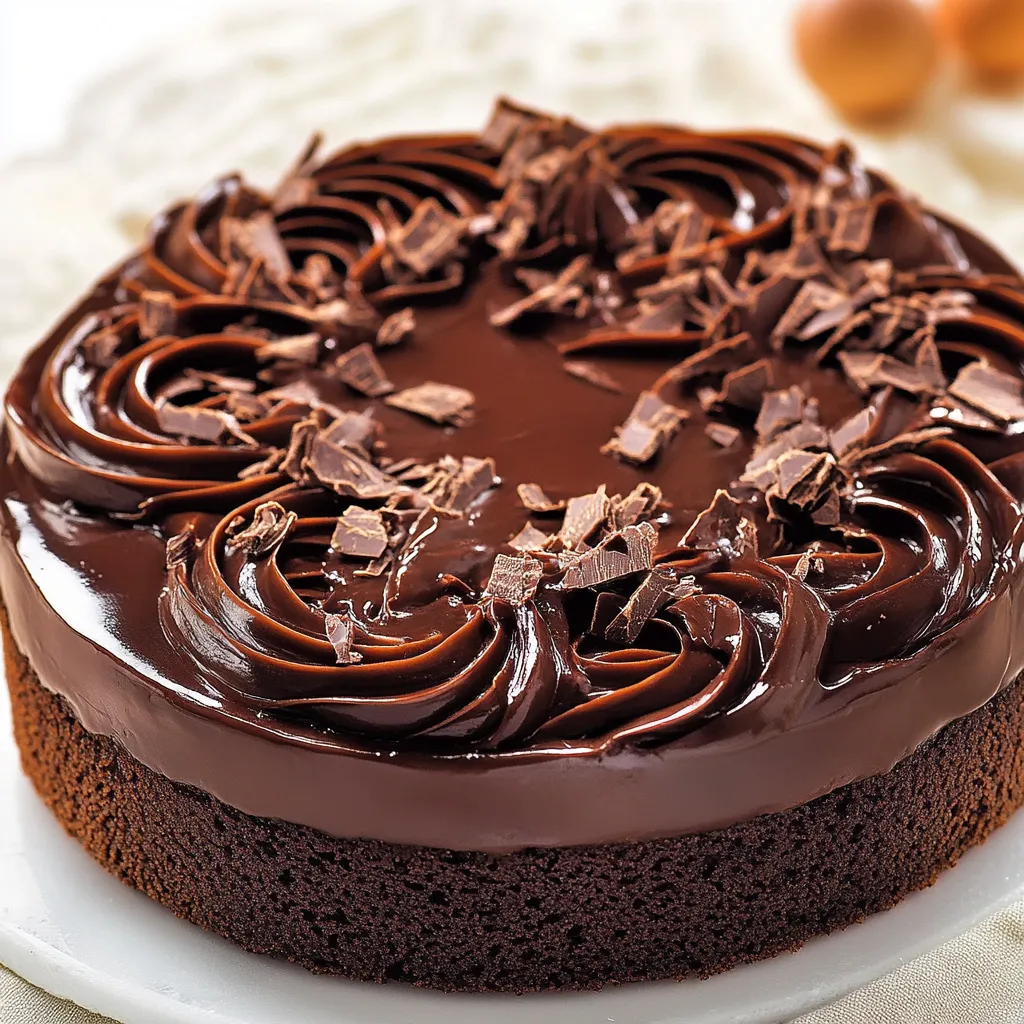 Cake con crema e cioccolato.