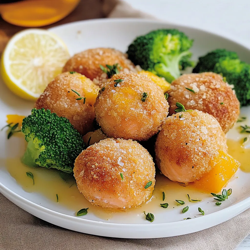 Piatti di pesce con broccoli e limoni.