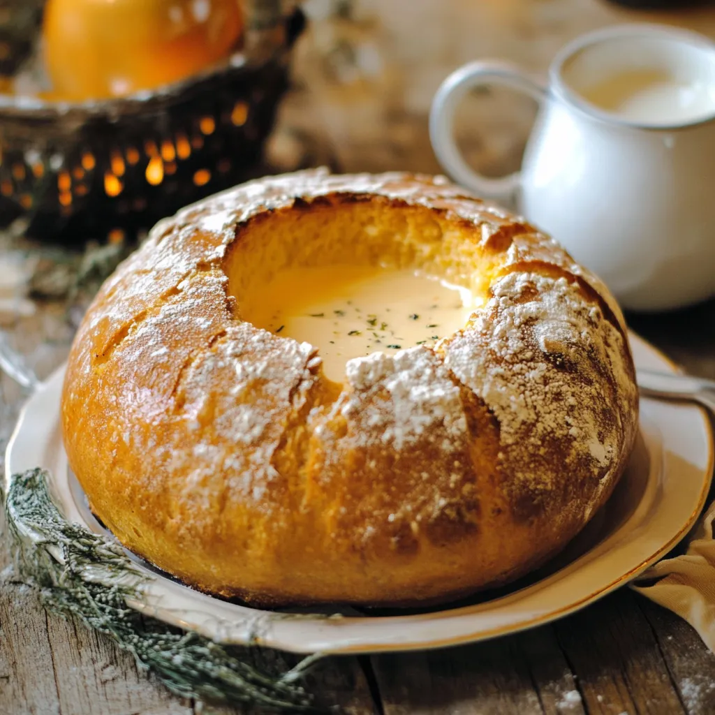 Un piatto di pane con crema e semi di sesamo.
