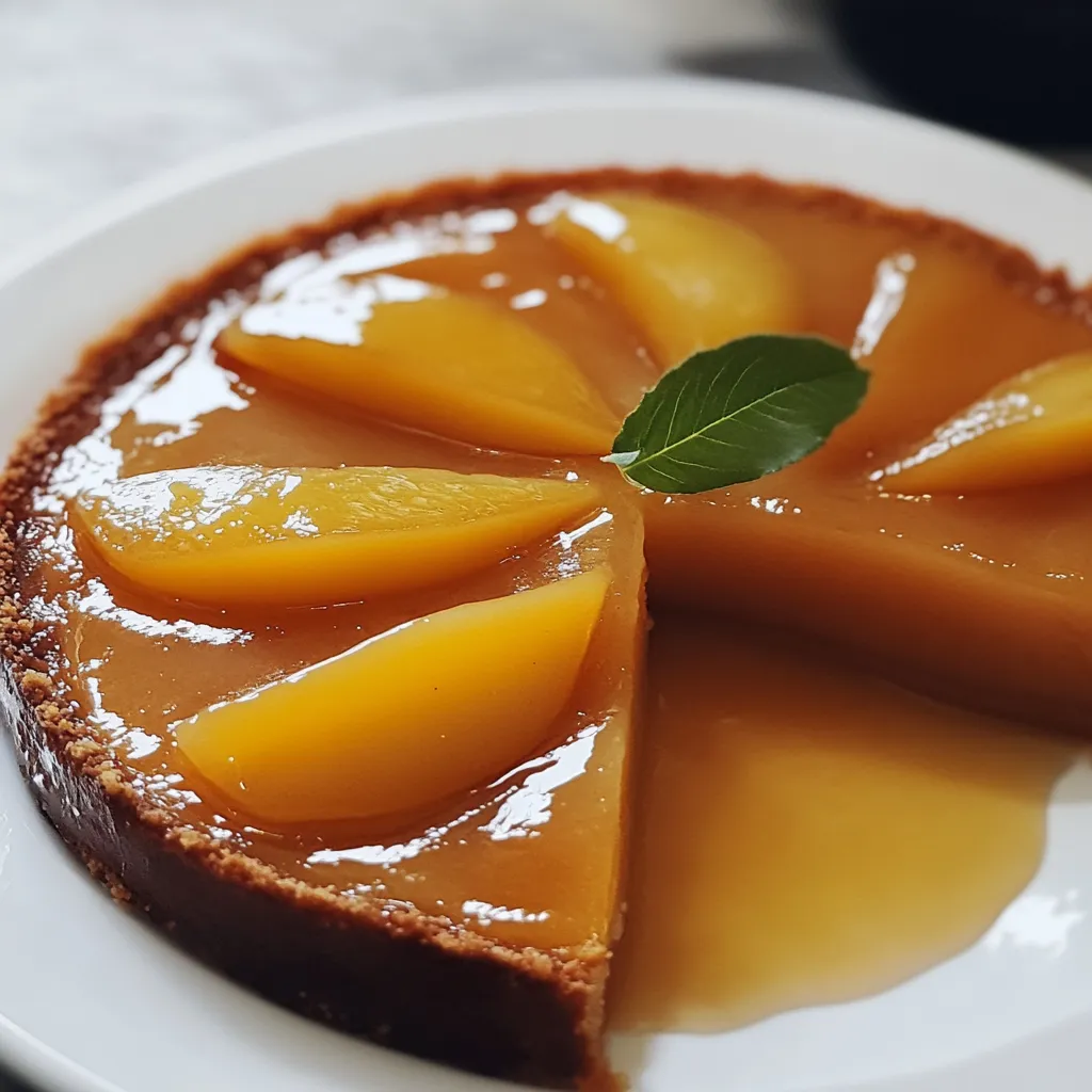 Una torta con frutta e foglie.