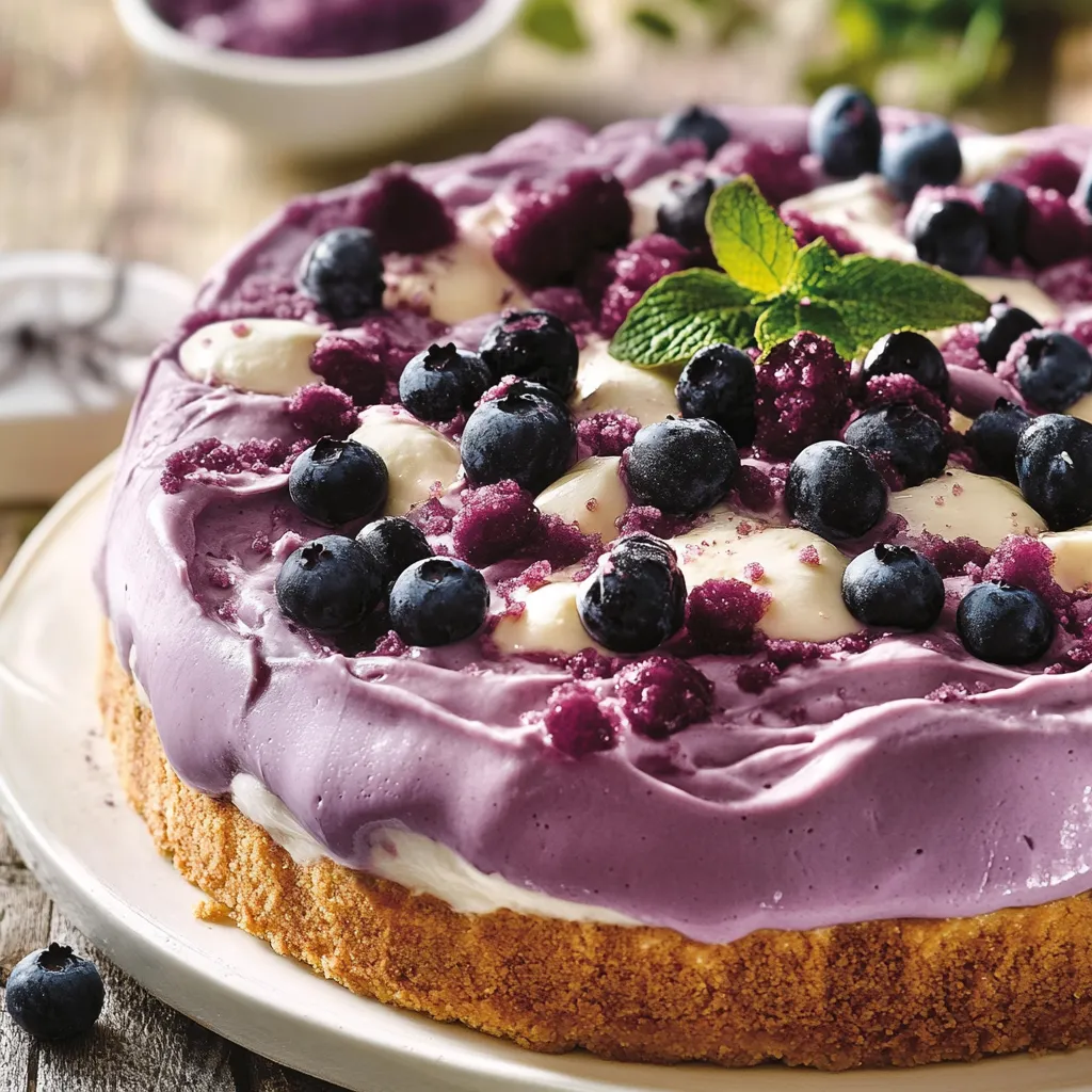 Torta con frutta e crema.