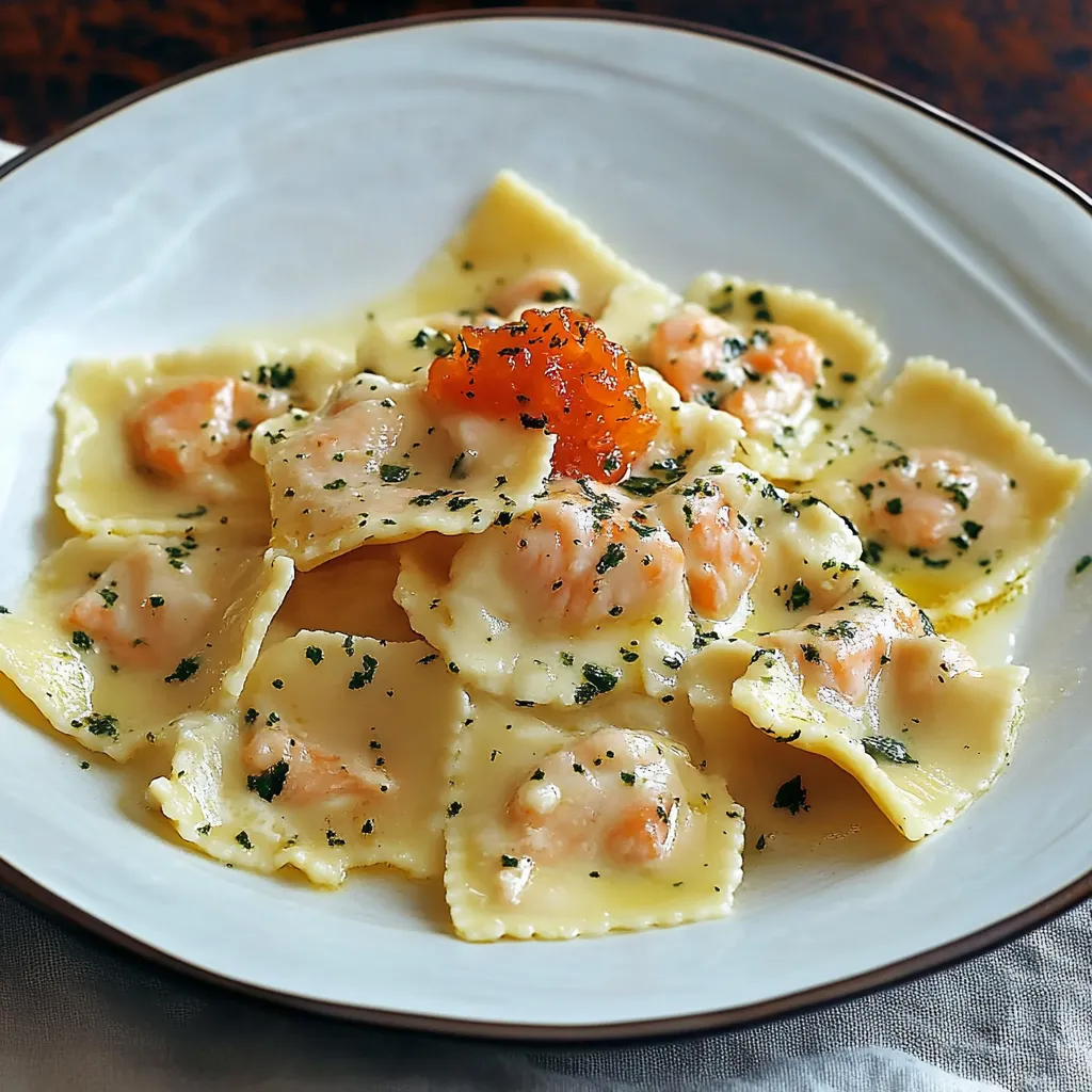Pasta con pesce e olive.
