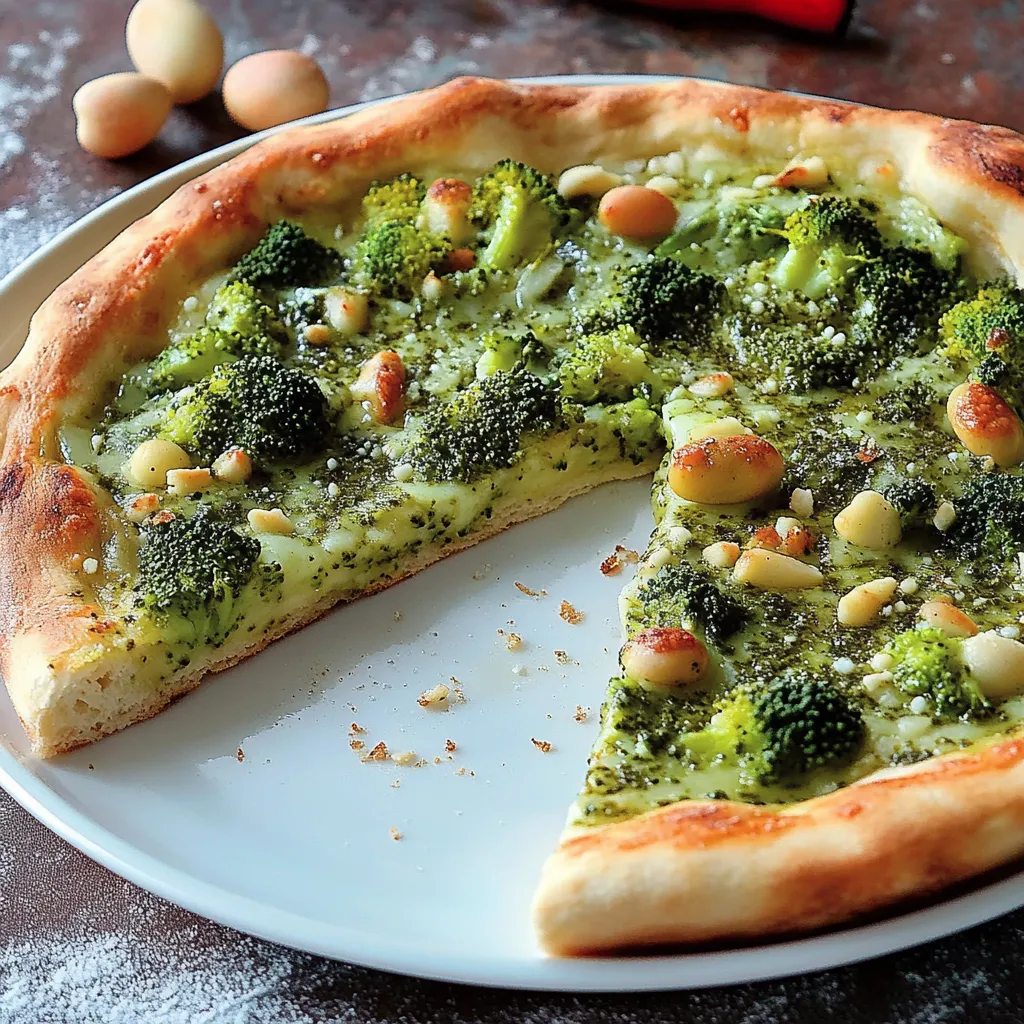 Una fetta di pizza con verdure.
