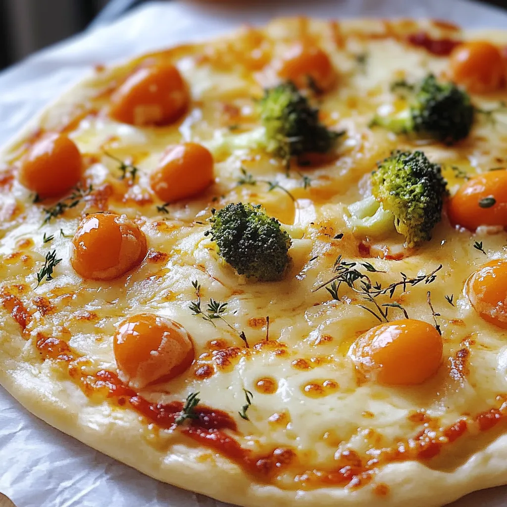 Pizza con verdure e olive.