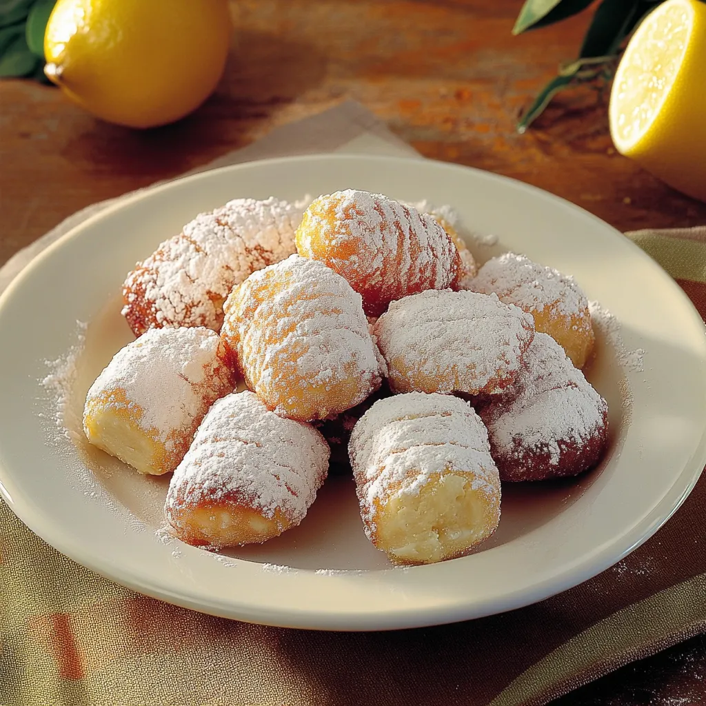 Piatti con la polvere di zucchero.