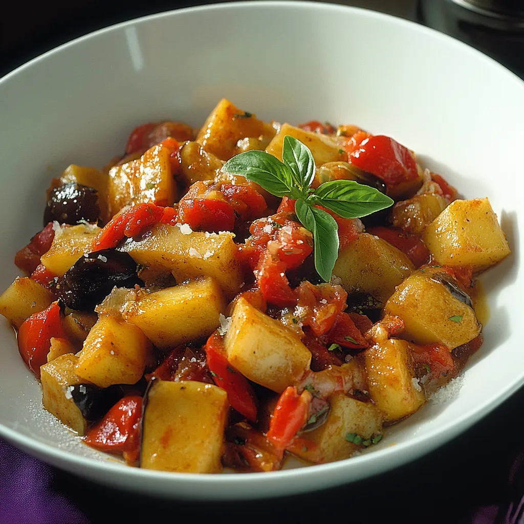 Una ciotola con verdure e pomodori.