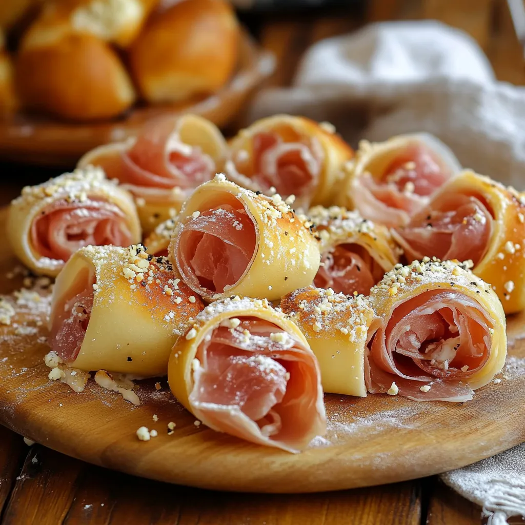 Piatti con prosciutto e paneer.