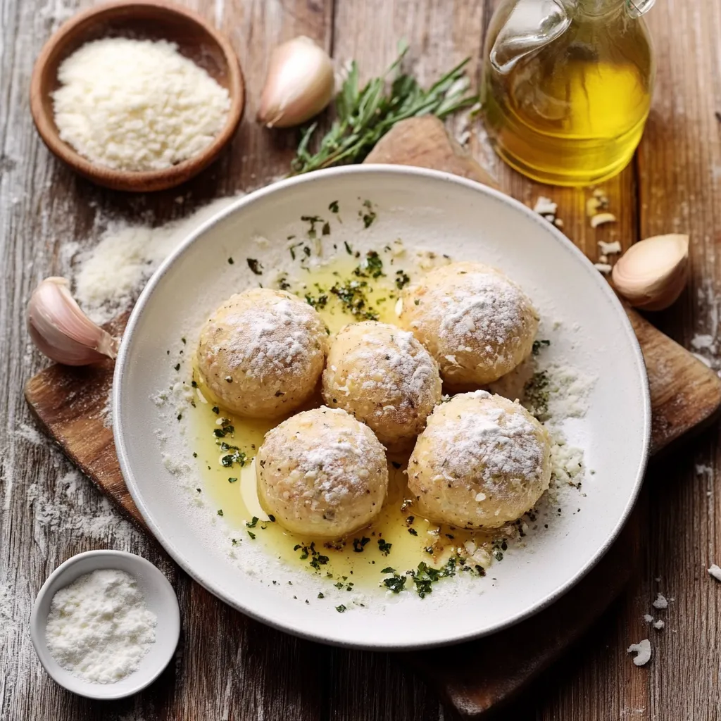 Piatti con erbe e formaggio.