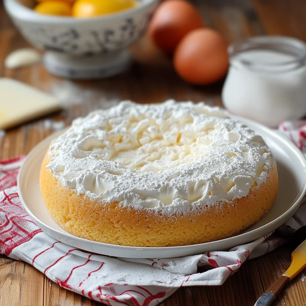 Una torta con crema e frutta.