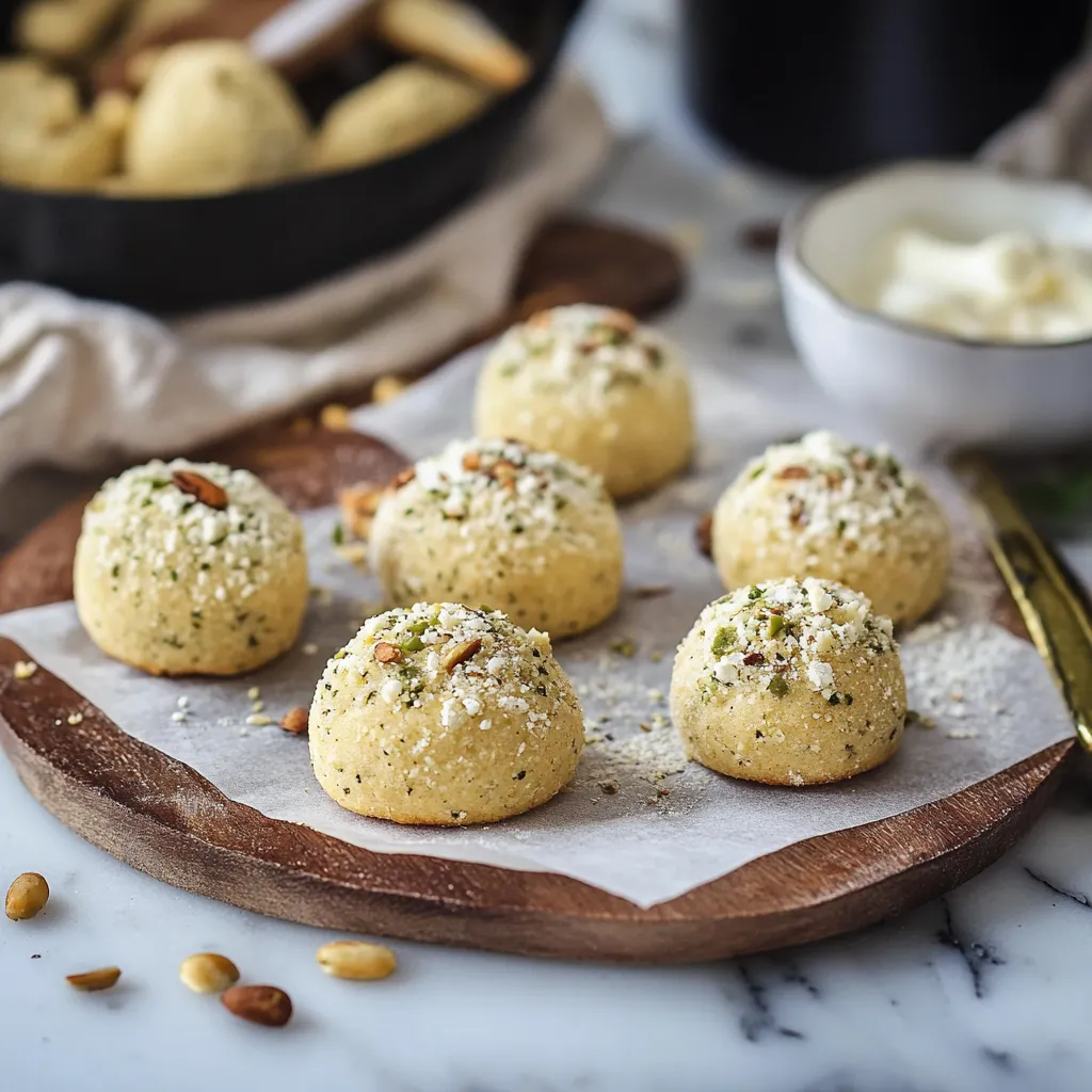 Un piatto di biscotti con semi di sesamo.