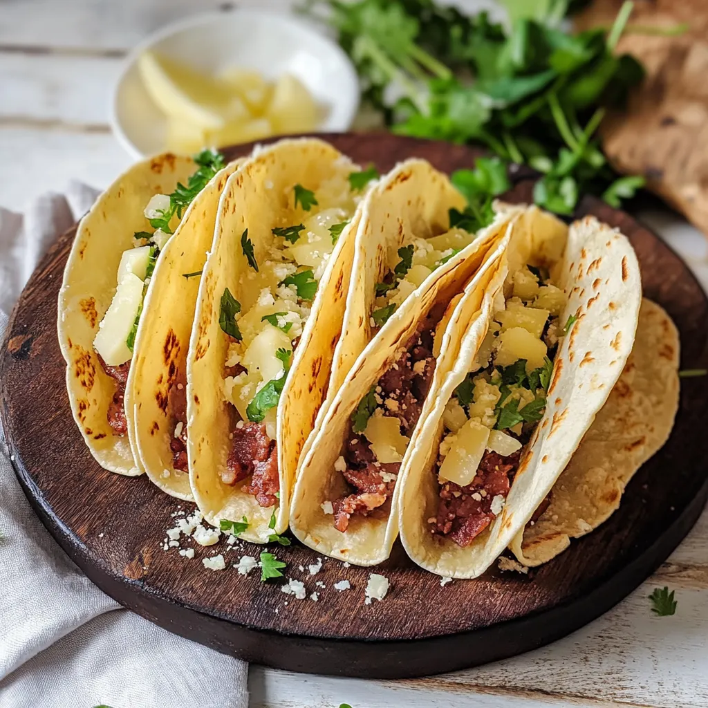 Tacchini con carne e formaggio.