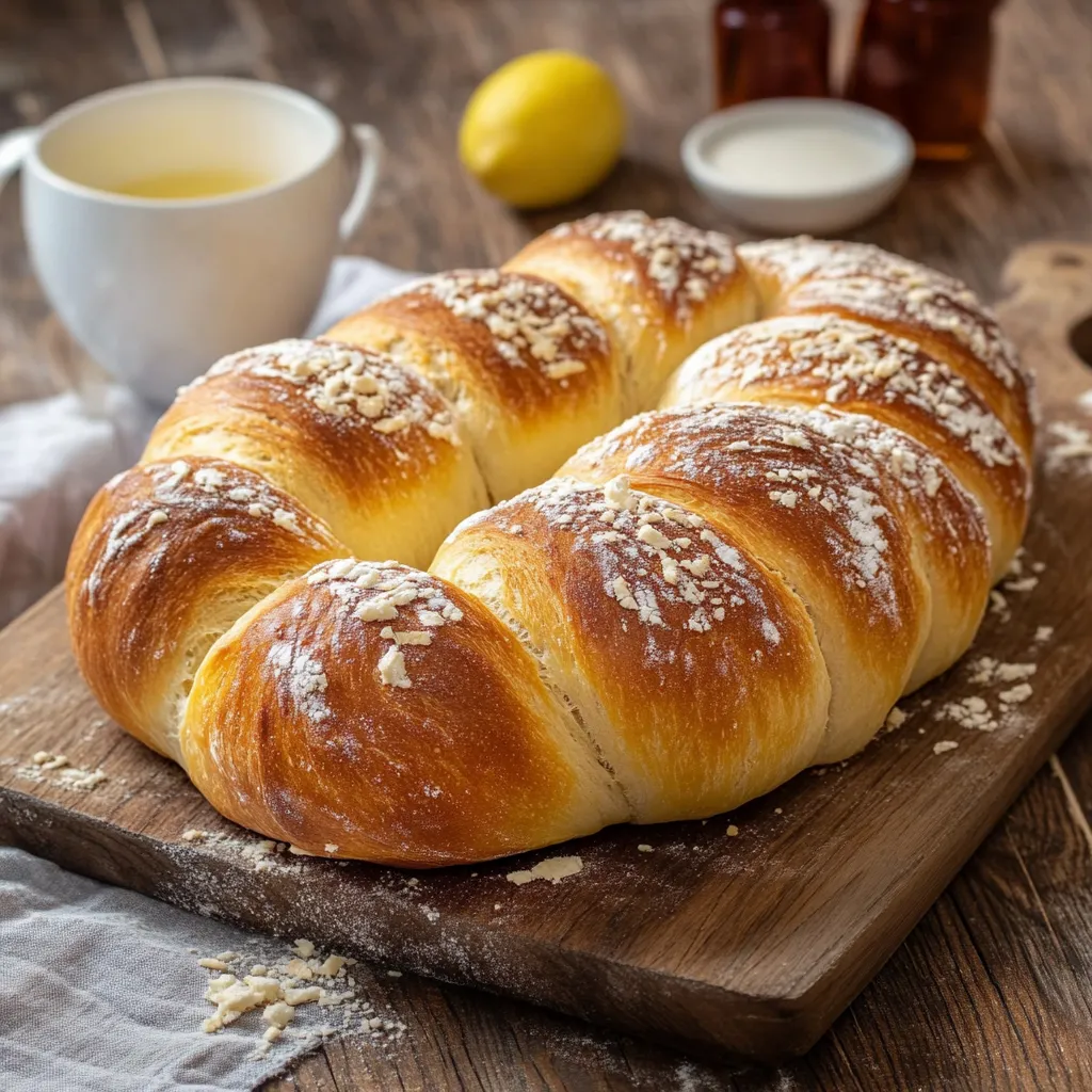 Un pane di pizza con le spezie.