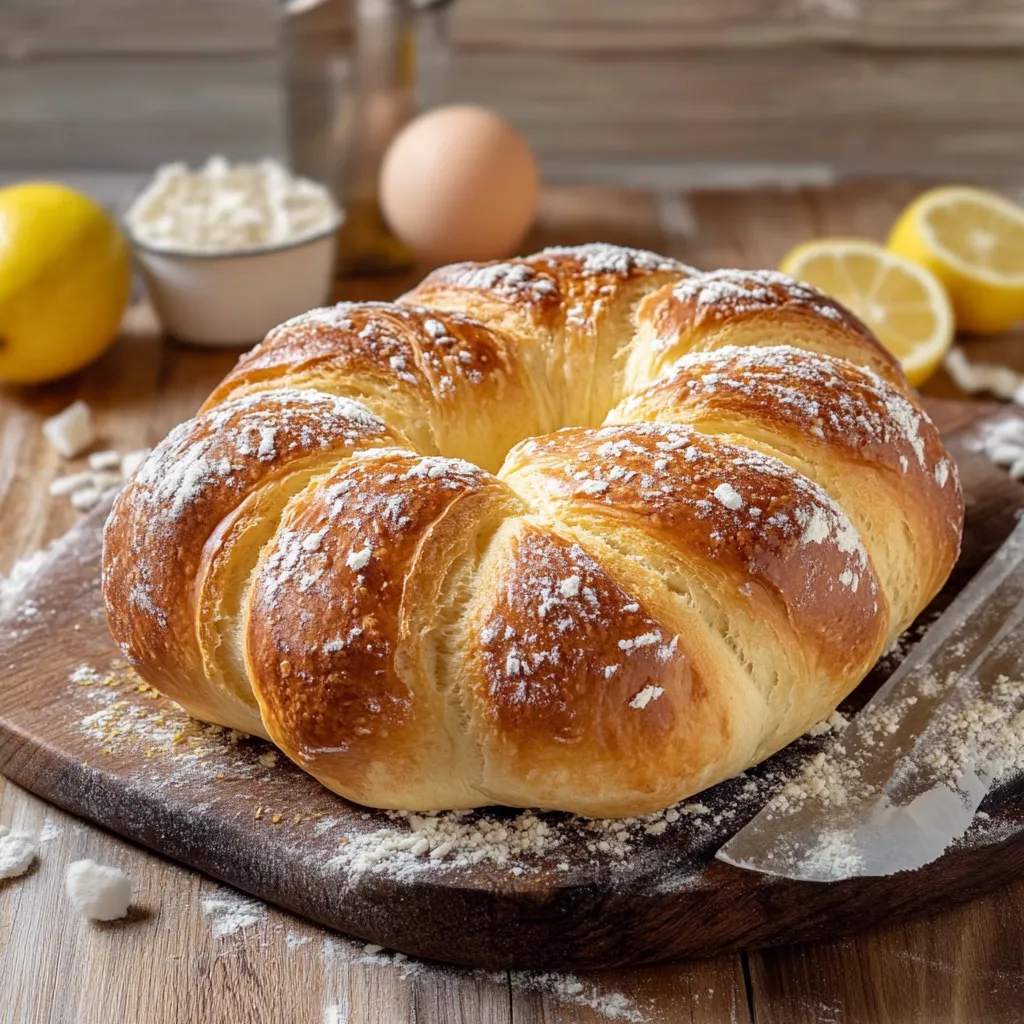 Un pane di pizza con le spezie.