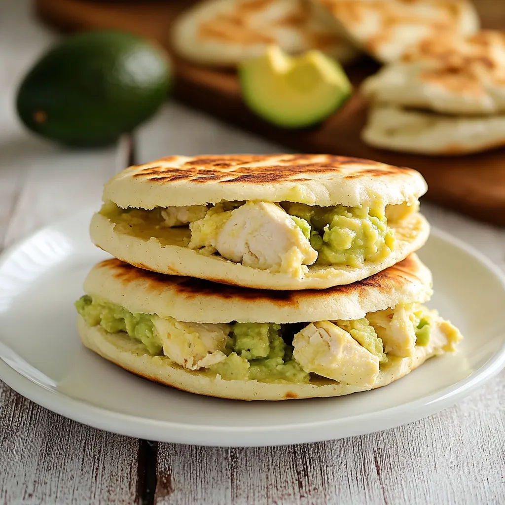 Panini con pollo e guacamole.