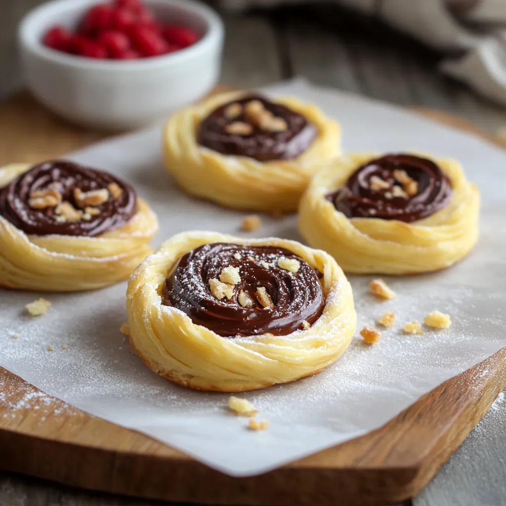 Tortellini con cioccolato e noci.