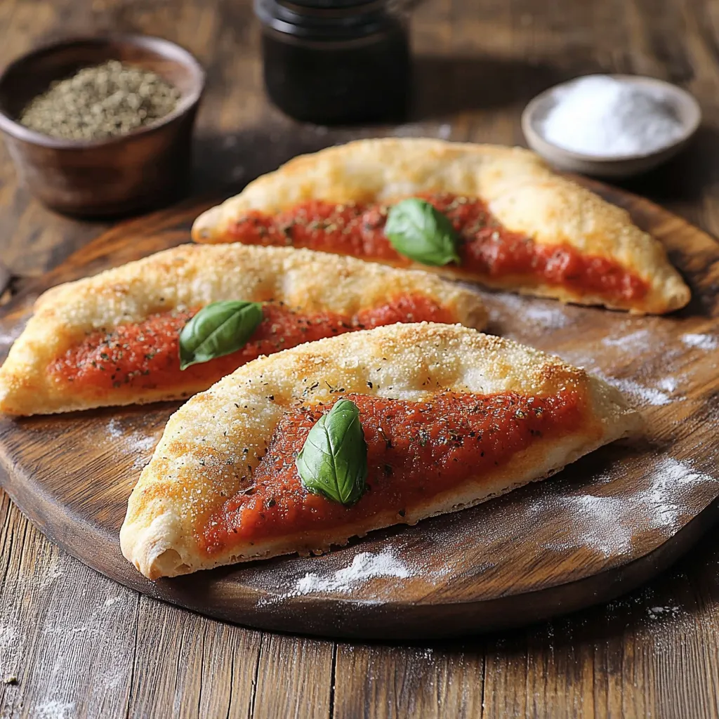 Due pizza con basilico.
