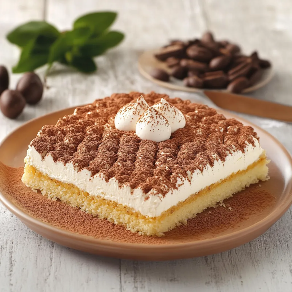 Una tavolata con un dolce a base di cioccolato e crema.