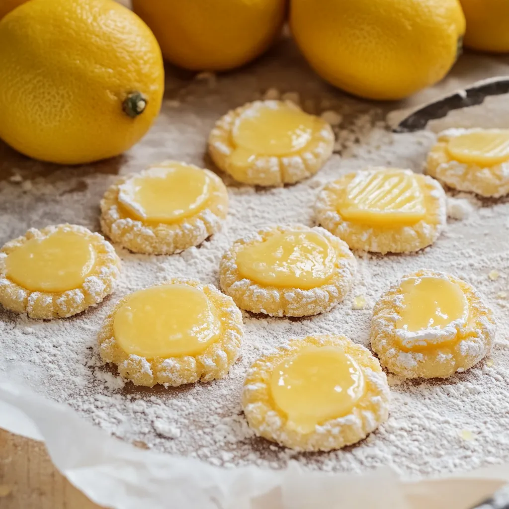 Deliziosi dolcetti con crema al limone.
