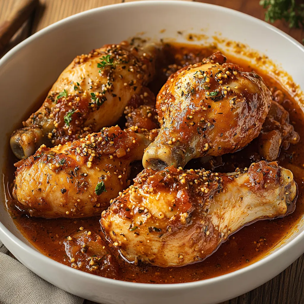 Piatti di pollo con salsa.