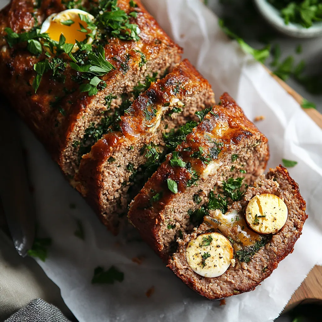 Un panino con uova e salame.