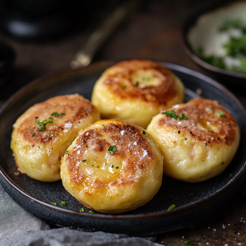 Piatti di patate arrosto con erbe.