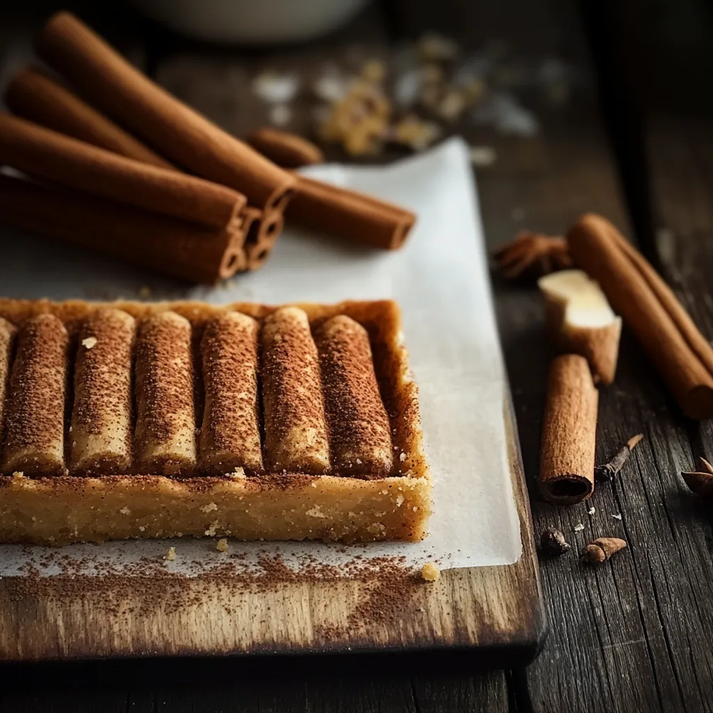 Vassoio con dolcetti alla cannella e cannoli golosi.