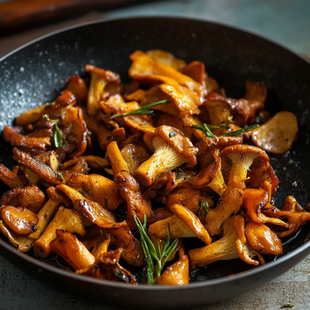 Una ciotola con funghi in una tavolata.
