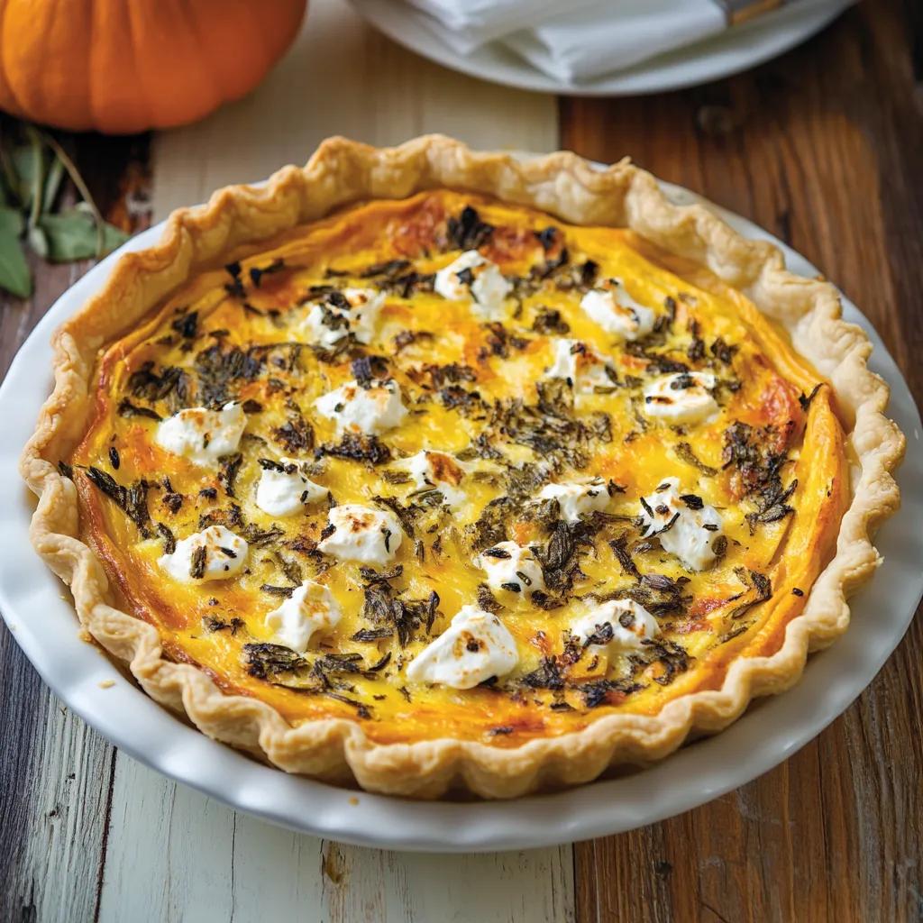 Torta con ricotta e verdure.