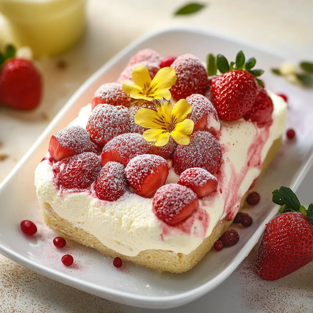 Un piatto di frullato con frullati e strawberry.