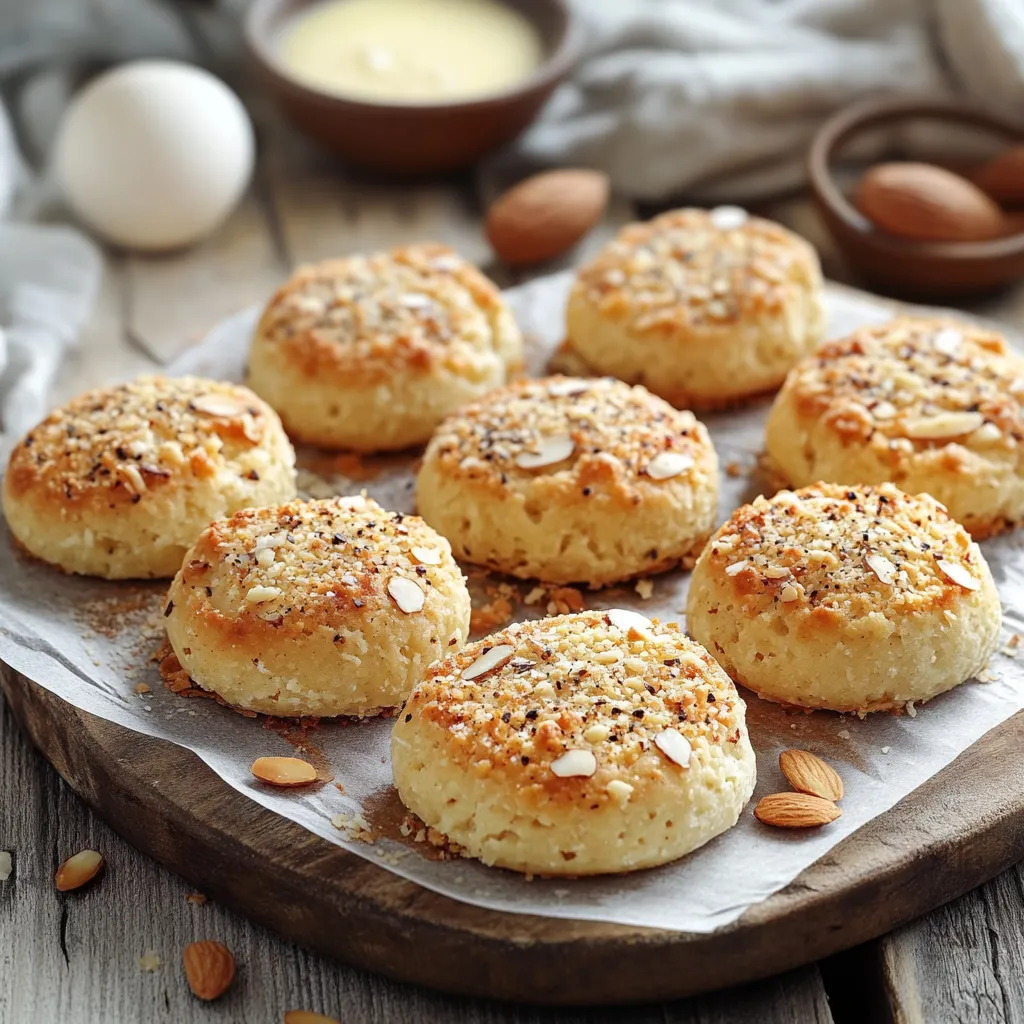 Frittelle con semi di sesamo.