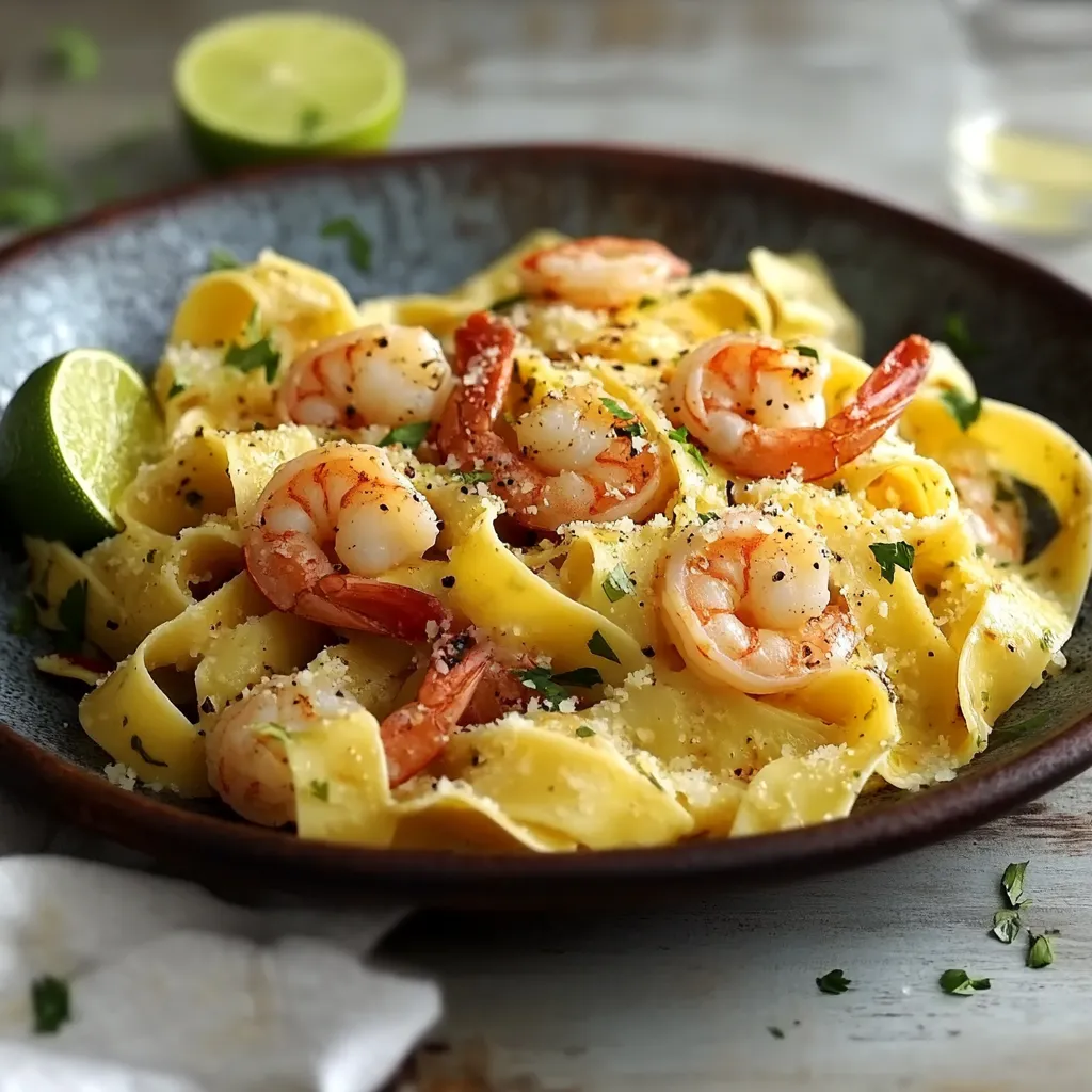 Pasta con frullati e pesce.