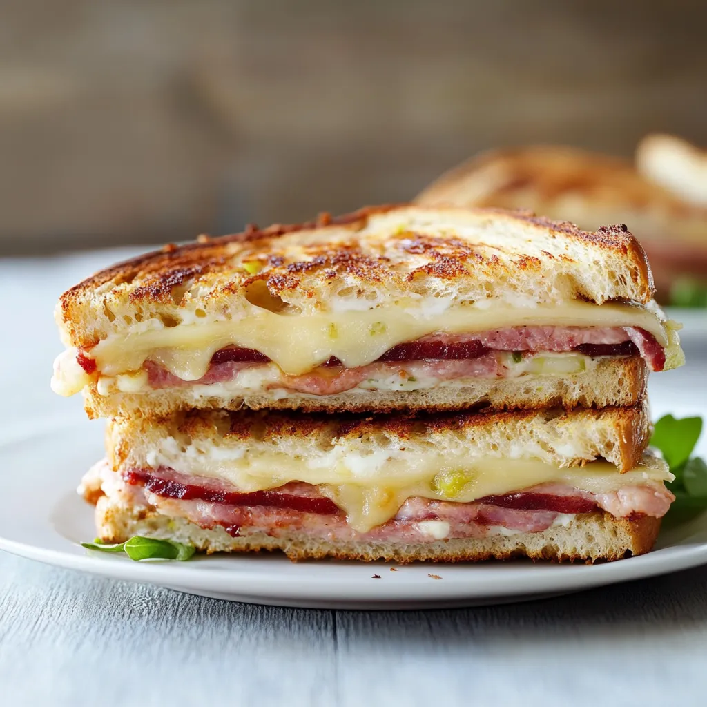 Tortillas ripiene con prosciutto e formaggio.