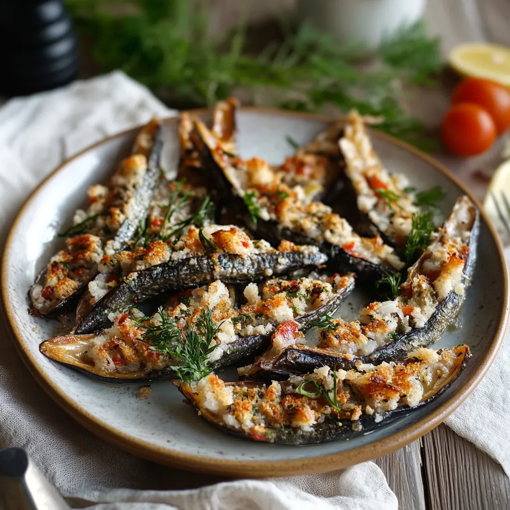 Piatti di pesce con erbe e spinaci.