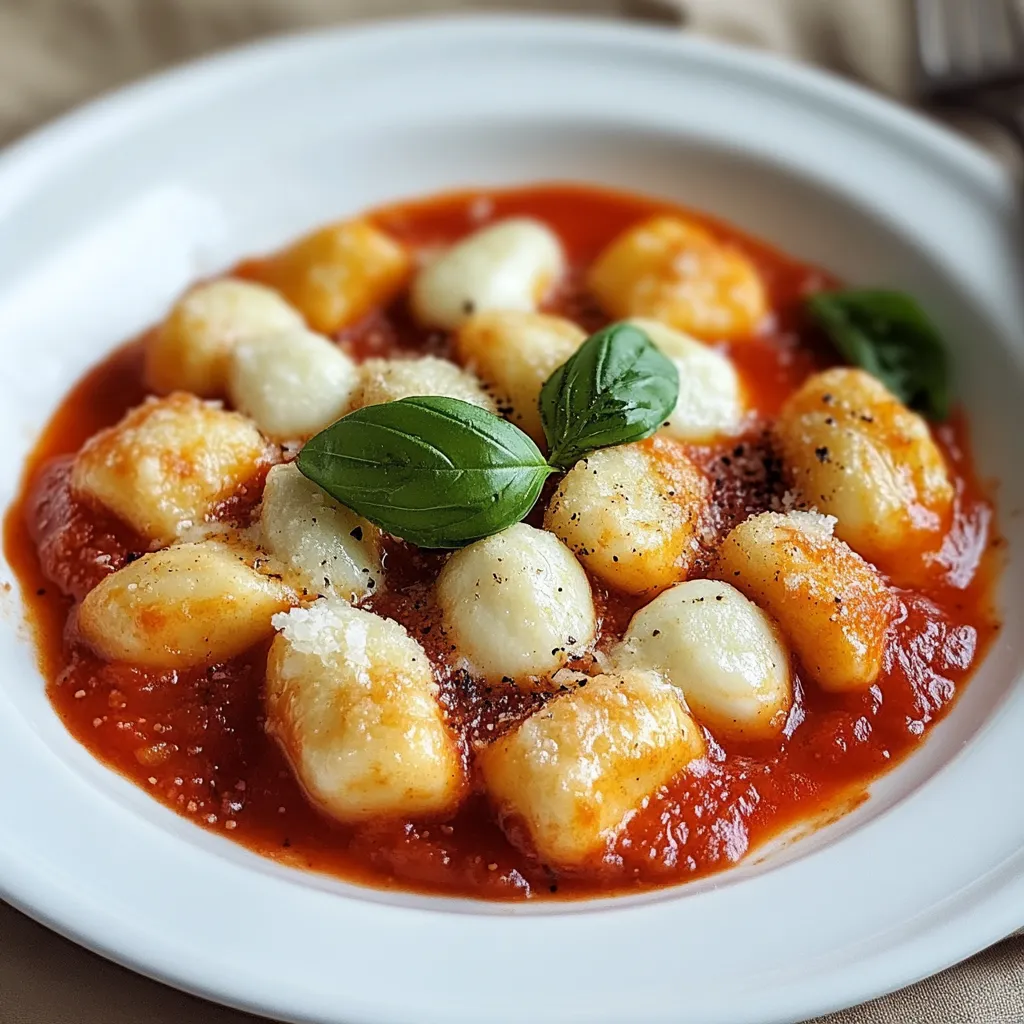 Piatti di pasta con basilico.