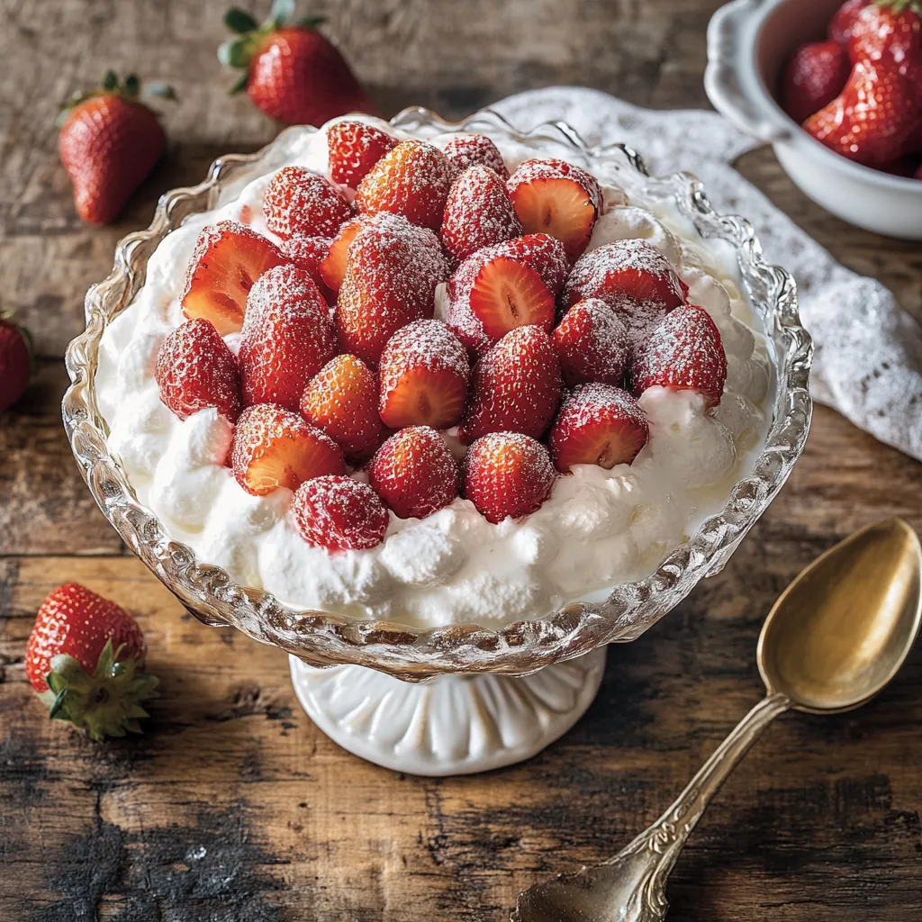 Un bicchiere di frullato con frullati e crema.