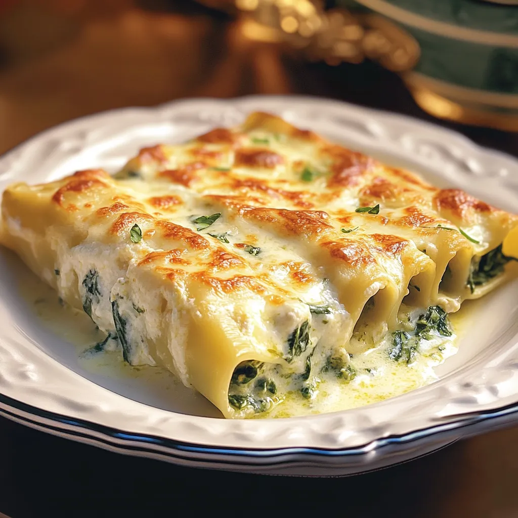 Piatto con lasagna verde.
