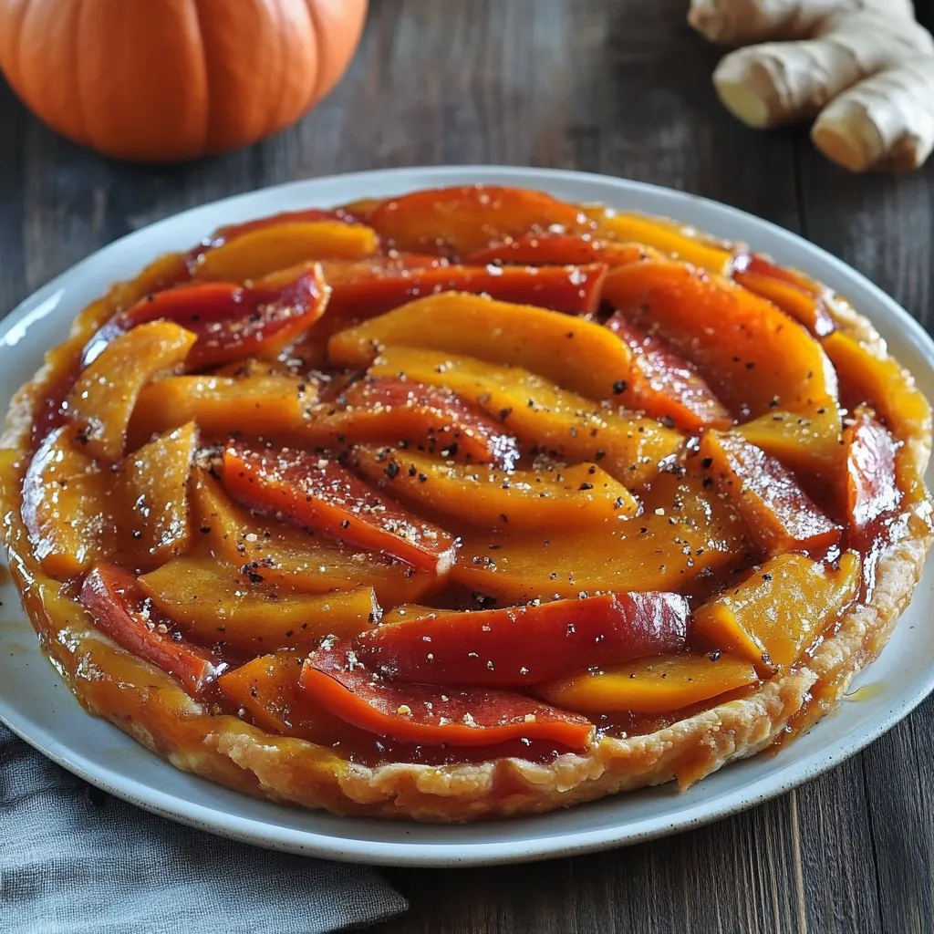 Crostata salata con verdure e sfoglia dorata.