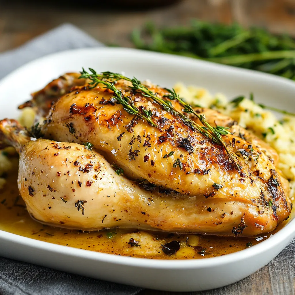 Una cena con pollo e riso.
