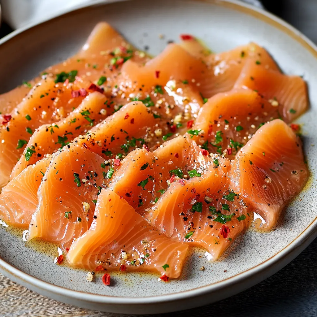Piatti di salmone con peperoncino.