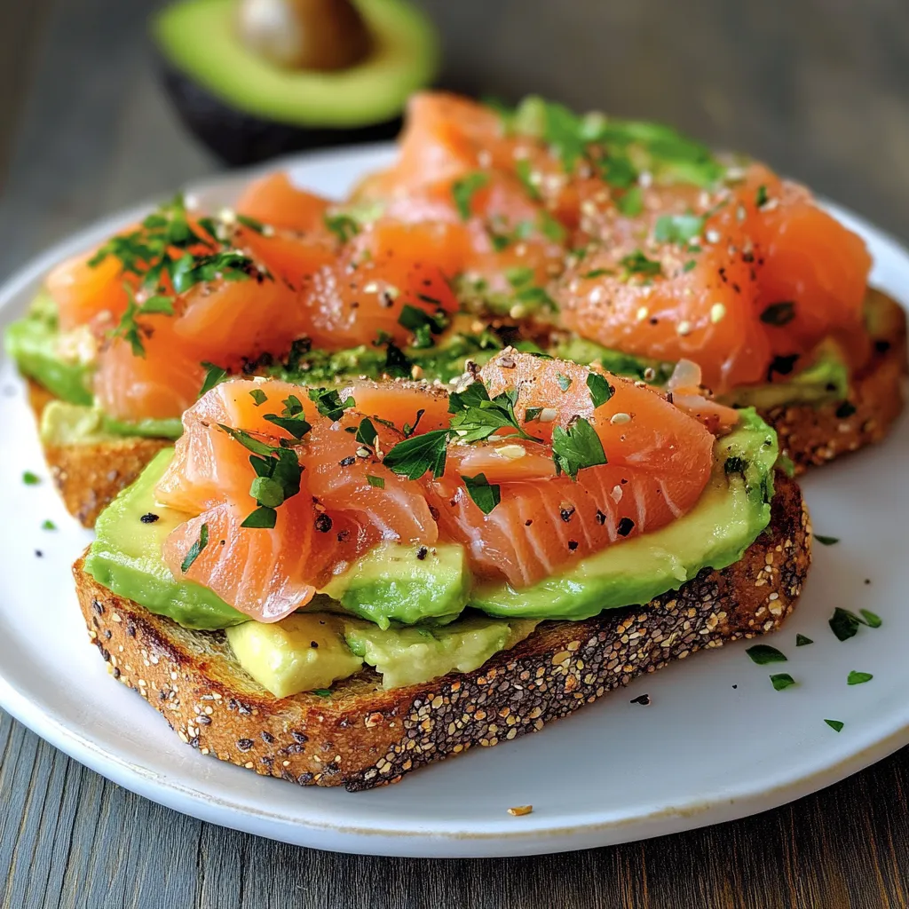 Piadina con salmone e avocado.
