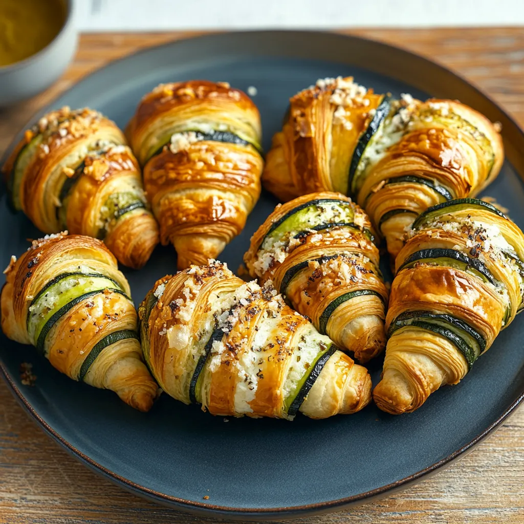 Cornetti farciti con verdure.